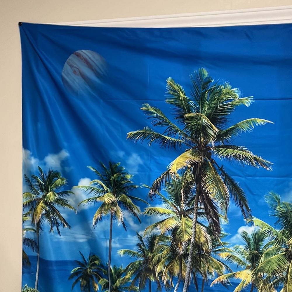 🌴 100% Polyester Tropical Tapestry 🌴 - Picture 4 of 6
